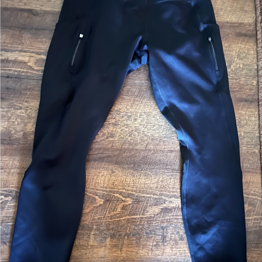 Athleta Midnight Black Activewear Pants Size Medium